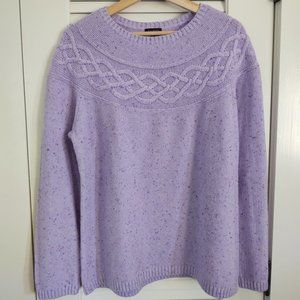 Talbots Crewneck Sweater - Cable Yoke
